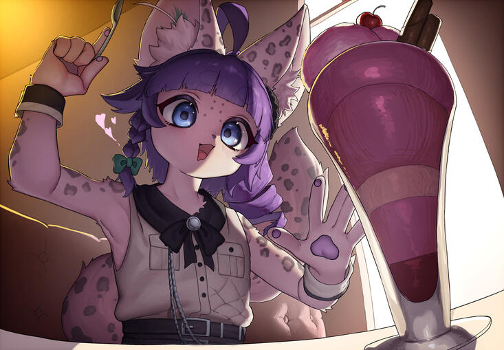 Drawing by @eitirou12345, gifted by Krakka